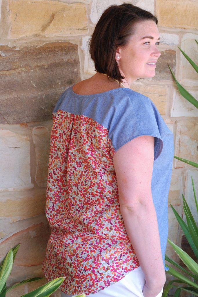 Bondi Top made by Keera Job Designs using Sew To Grow pattern